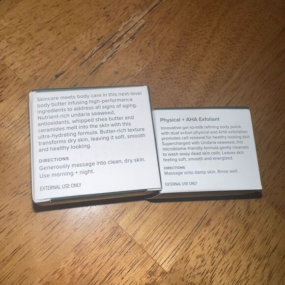 OSEA Undaria Cleansing Body Polish 1 oz  & Mini Undaria Algae Body Butter 0.5 oz - Picture 2 of 5